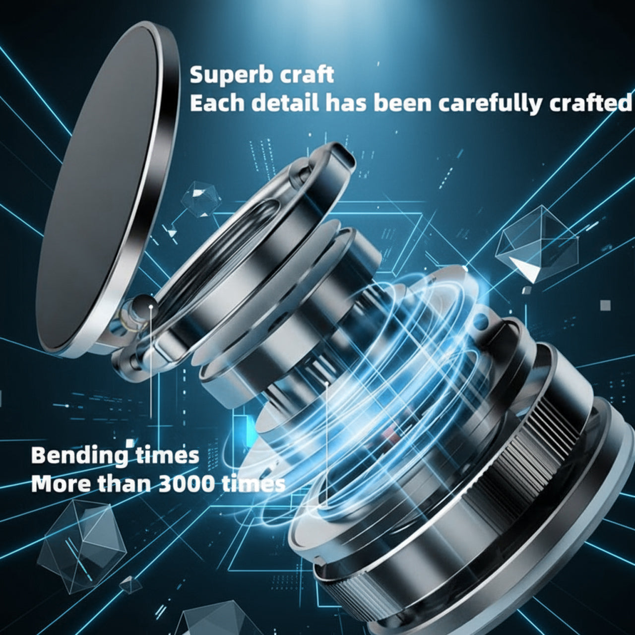 🔥Hot Sale 70% OFF🔥Magnetic Phone Stand, 🔄360° Fordable and Retractable The Ultimate Viewing Companion🚗📱