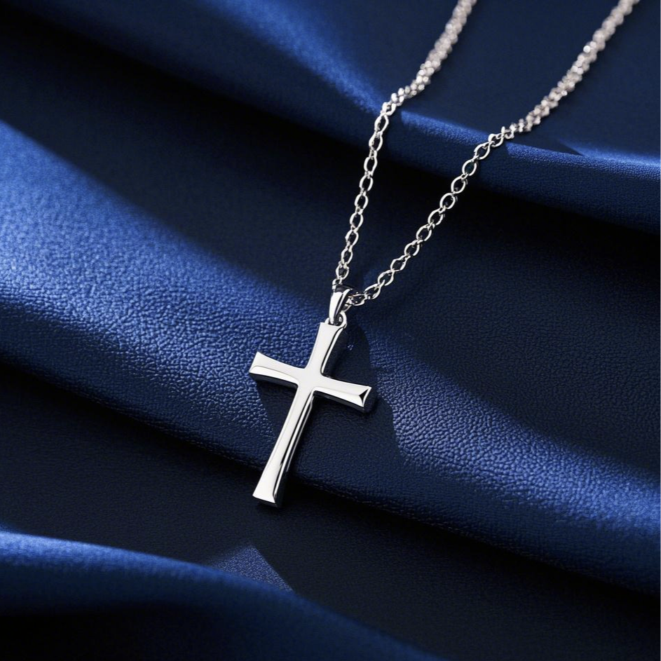Wear the Cross, Embrace God's Grace. Let this necklace be your daily reminder of His unending love and protection.