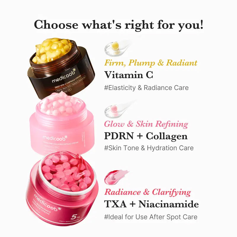 🌸Mix & Match Boba Cream Set | Brighter, Smoother Skin in 2 Weeks