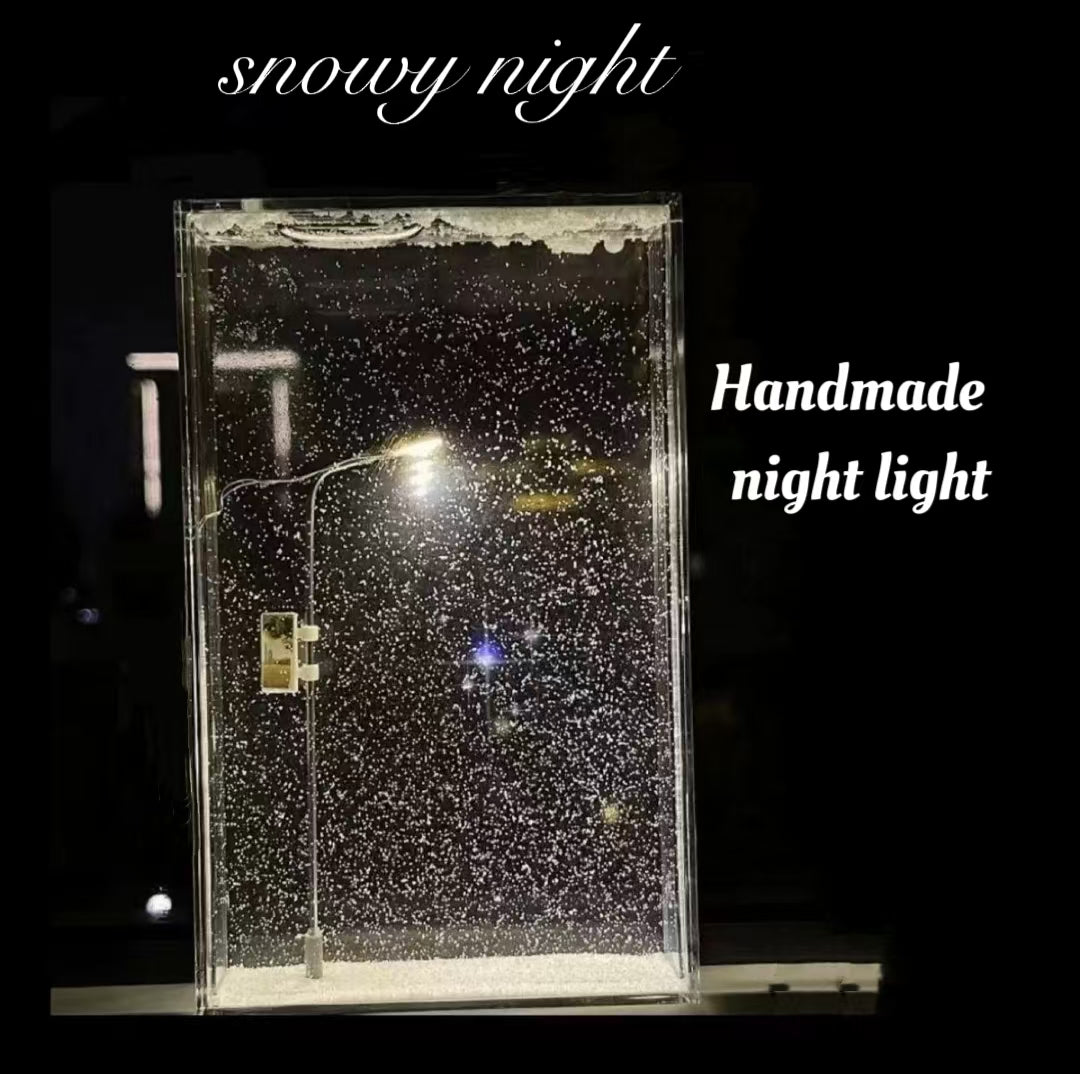 Snow night      Snowscape Night Light