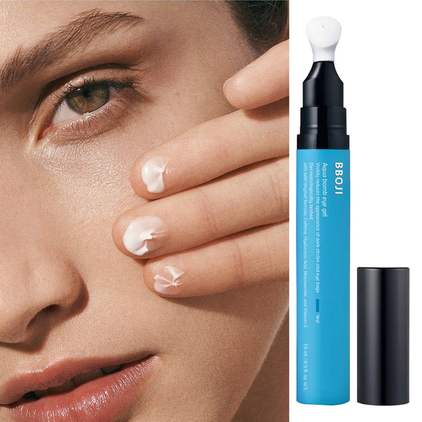⚡️【Limited-time Special Offer - Last Day】Ice-Effect Eye Gel! Reduces puffiness in just 3 seconds, making your skin glow even in a plain makeup style!