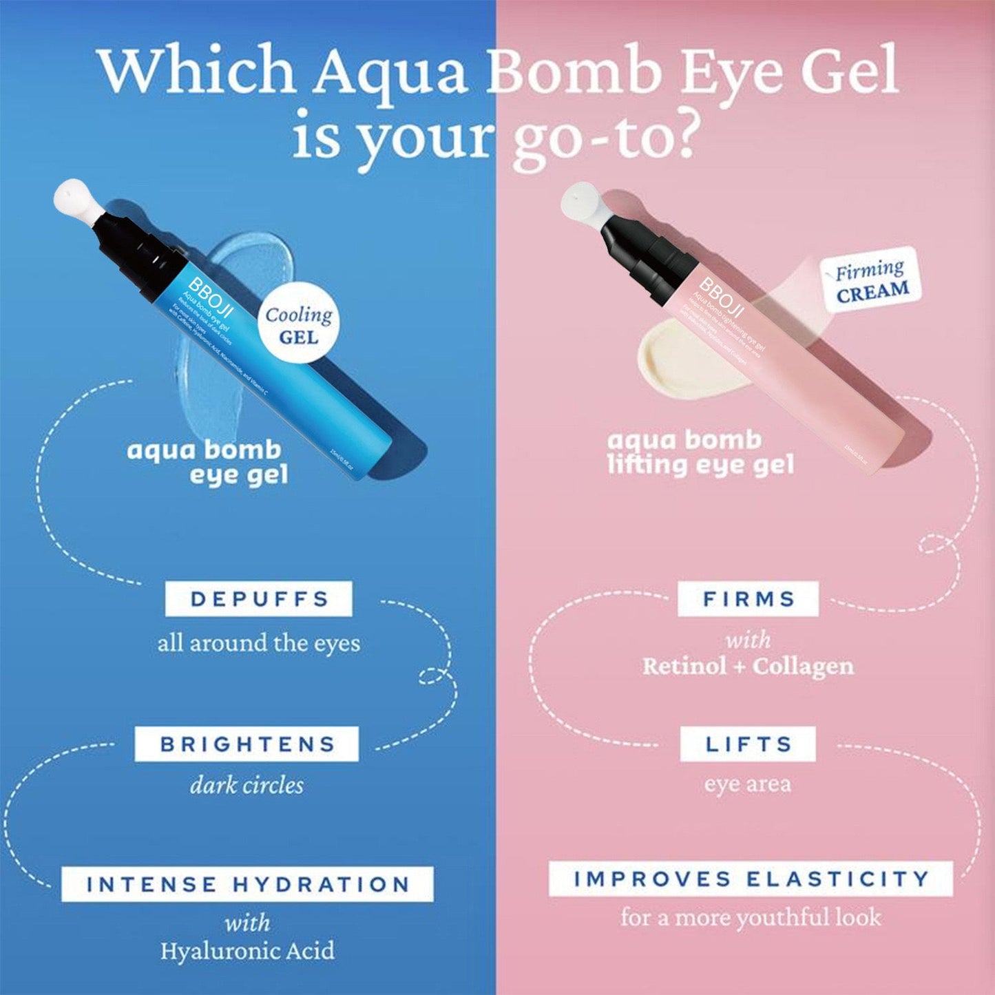 ⚡️【Limited-time Special Offer - Last Day】Ice-Effect Eye Gel! Reduces puffiness in just 3 seconds, making your skin glow even in a plain makeup style!