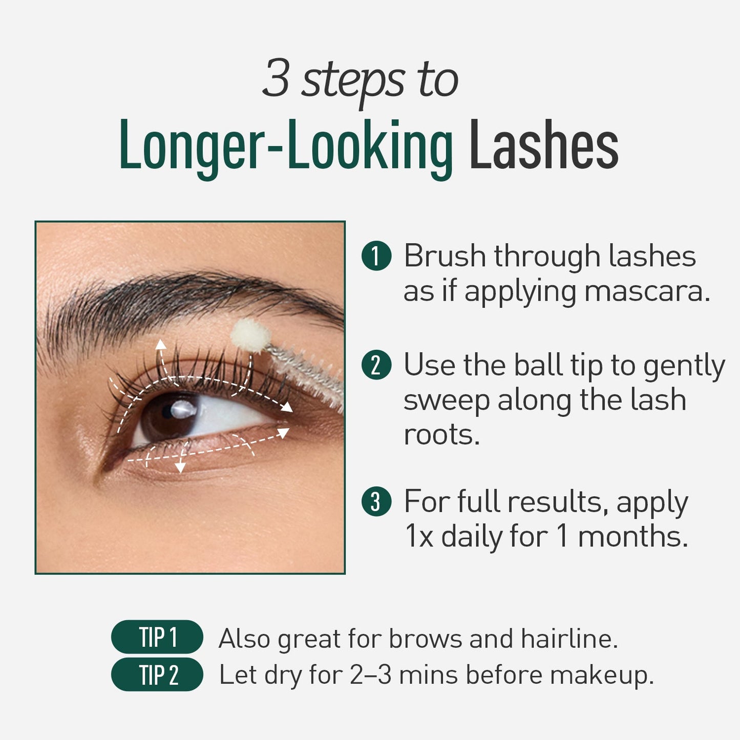 👁️ 3-in-1 Multi Care Eyelash & Brow Serum
