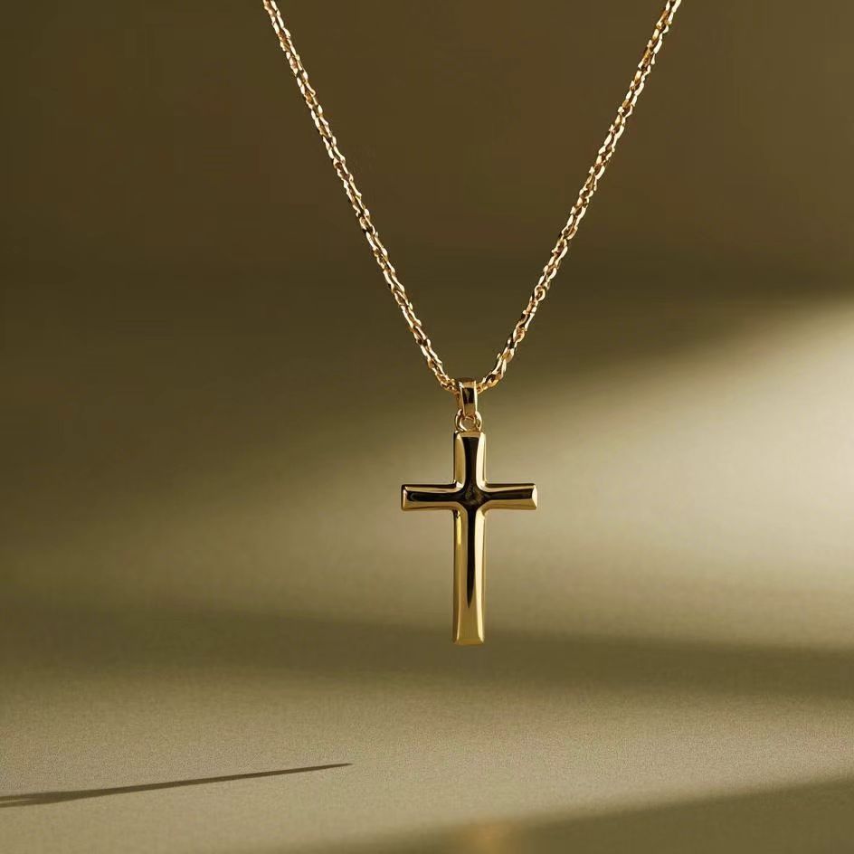 Wear the Cross, Embrace God's Grace. Let this necklace be your daily reminder of His unending love and protection.