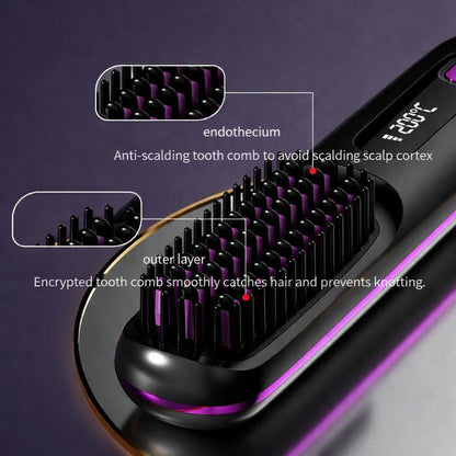 Smart Heated Styling Comb for Short Hair | USB-C Rechargeable