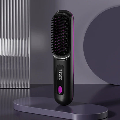 Smart Heated Styling Comb for Short Hair | USB-C Rechargeable