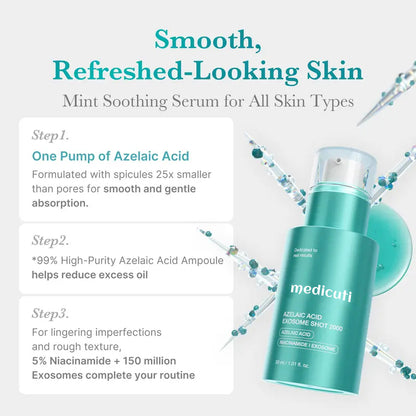 [NEW] Azelaic Acid Exosome Shot 2000/7500 - Lightweight Formula for Comfortable, Healthy-Looking Skin