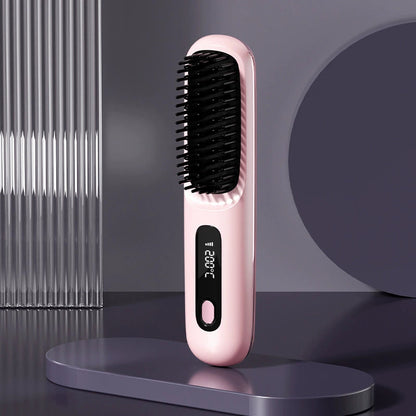 Smart Heated Styling Comb for Short Hair | USB-C Rechargeable