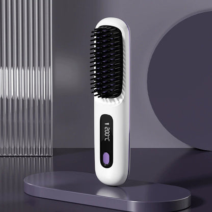 Smart Heated Styling Comb for Short Hair | USB-C Rechargeable