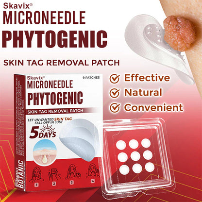 Skavix® MicroNeedle Botanic Skin Tag Removal Patch ✅Australian Made