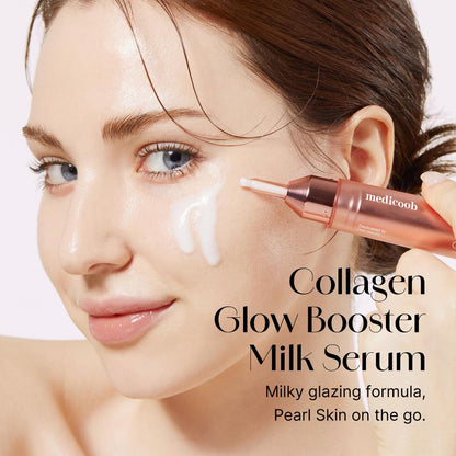Milky Glow Lock Collagen Duo l Collagen Glazed Milky Glow Wrapping Mask (20-Min Use) + Collagen Glow Booster Milk Serum for Hydration & Radiance