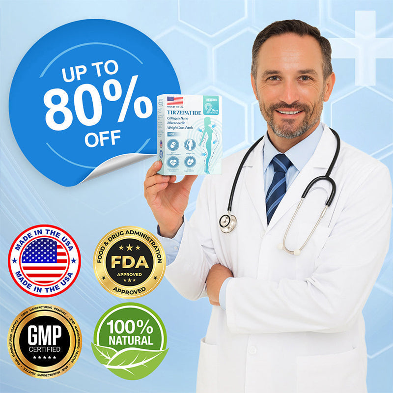 🔥 Best Seller- SMGT-GLP-1 𝐓𝐢𝐫𝐳𝐞𝐩𝐚𝐭𝐢𝐝𝐞 & 𝐂𝐨𝐥𝐥𝐚𝐠𝐞𝐧 𝐍𝐚𝐧𝐨 𝐌𝐢𝐜𝐫𝐨𝐧𝐞𝐞𝐝𝐥𝐞 𝐖𝐞𝐢𝐠𝐡𝐭 𝐋𝐨𝐬𝐬 𝐏𝐚𝐭𝐜𝐡丨Targets Obesity, Loose Skin, High Blood Pressure, Diabetes, Fatty Liver, Joint Pain, Brain Fog, Low Energy, Body Aches, and More