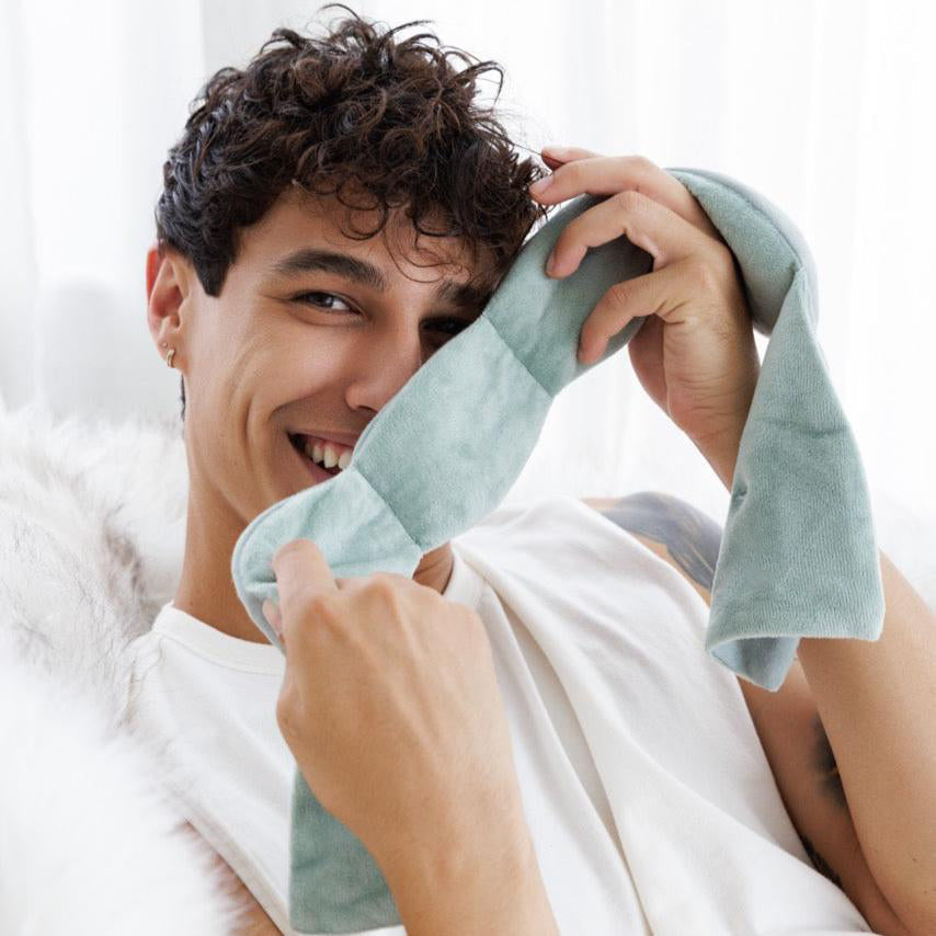 🔥Hot Sale 50% OFF Christmas🔥 | Neslemy Sleep Mask - The Weighted Blanket For Your Eyes, Calming Eyemask for Deep Sleep, Side-Sleeping Friendly, Patented Strap-Free Design