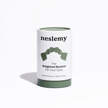 🔥Hot Sale 50% OFF Christmas🔥 | Neslemy Sleep Mask - The Weighted Blanket For Your Eyes, Calming Eyemask for Deep Sleep, Side-Sleeping Friendly, Patented Strap-Free Design